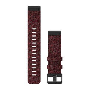 QuickFit® 22 Watch Bands Heathered Red Nylon