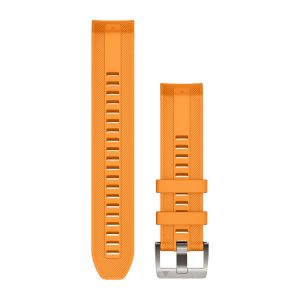 QuickFit® 22 Watch Straps (MARQ™) Spark Orange Silicone Strap