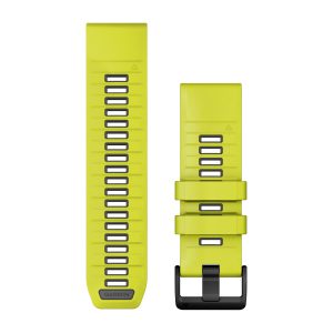 QuickFit® 26 Watch Bands Amp Yellow/Graphite Silicone