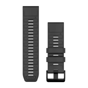 QuickFit® 26 Watch Bands Graphite Silicone