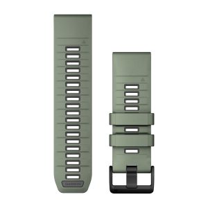 QuickFit® 26 Watch Bands Willow/Graphite Silicone