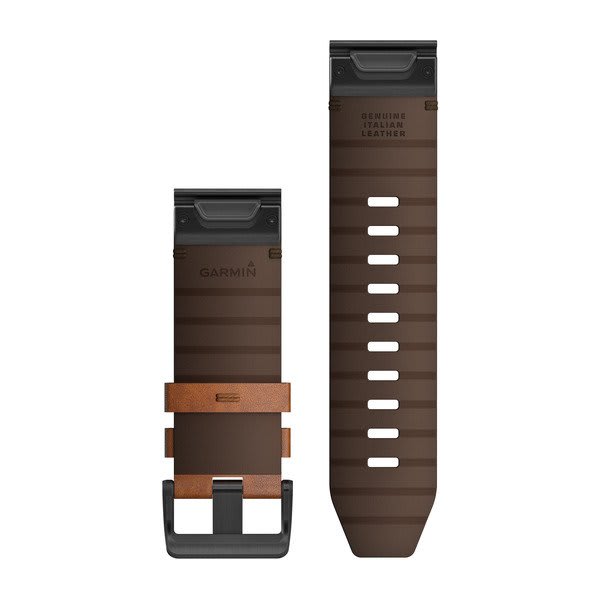 QuickFit® 26 Watch Bands Chestnut Leather - Image 2