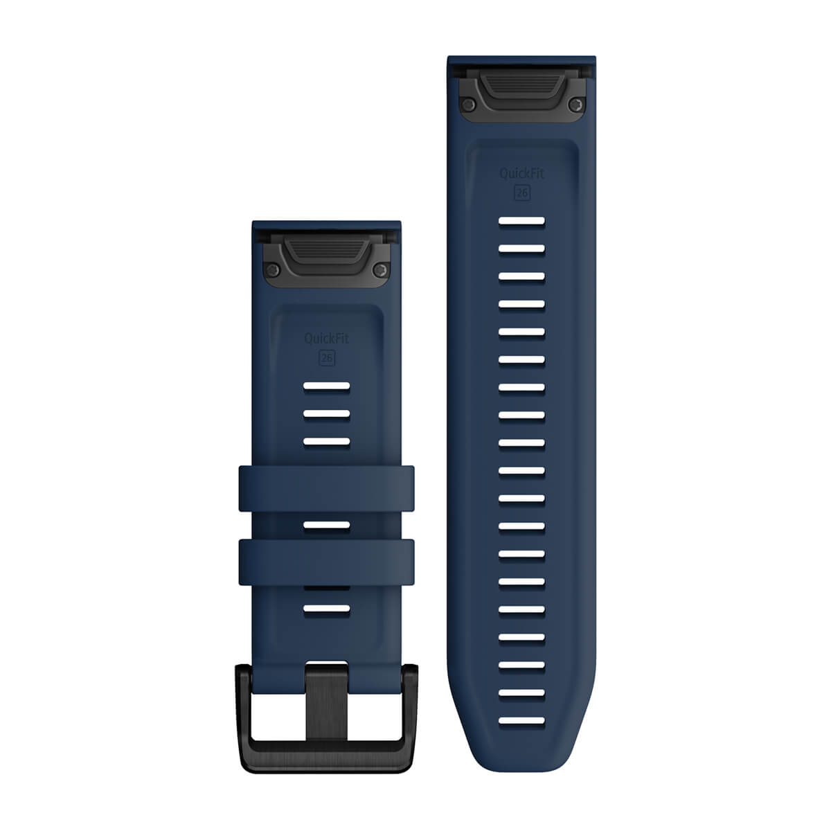 QuickFit® 26 Watch Bands Captain Blue Silicone - Image 2