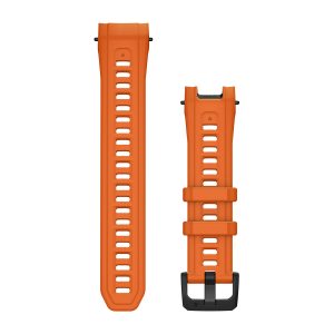 22 mm Watch Bands (Instinct® 3 - 45 mm/Instinct Crossover AMOLED) Ember Orange Silicone (Instinct® 3 - 45 mm/Instinct Crossover AMOLED)