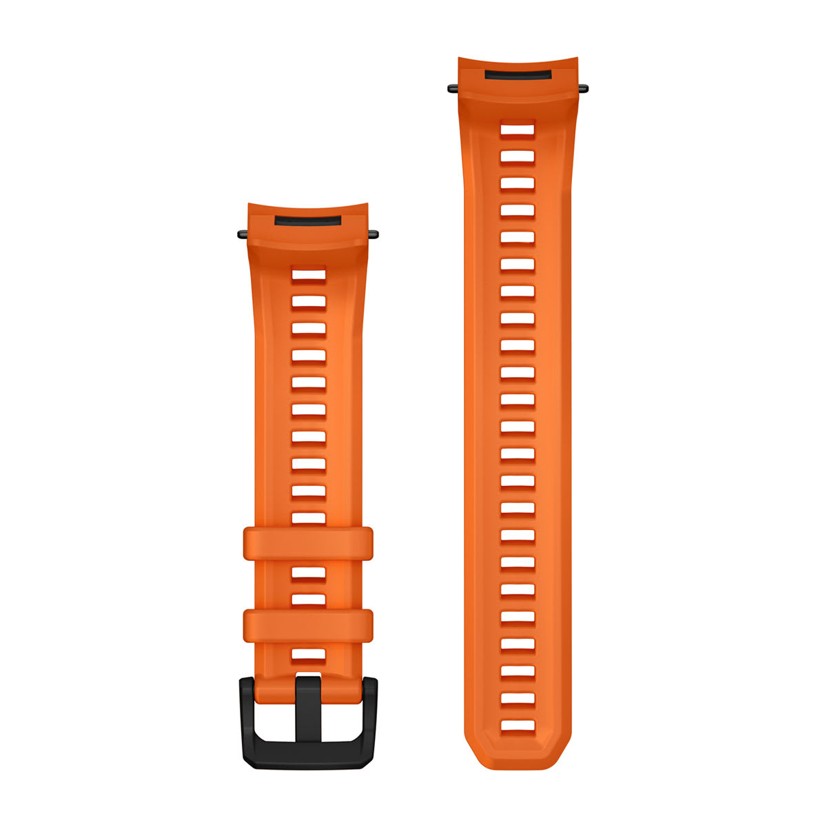 22 mm Watch Bands (Instinct® E – 45 mm) Ember Orange Silicone - Image 2