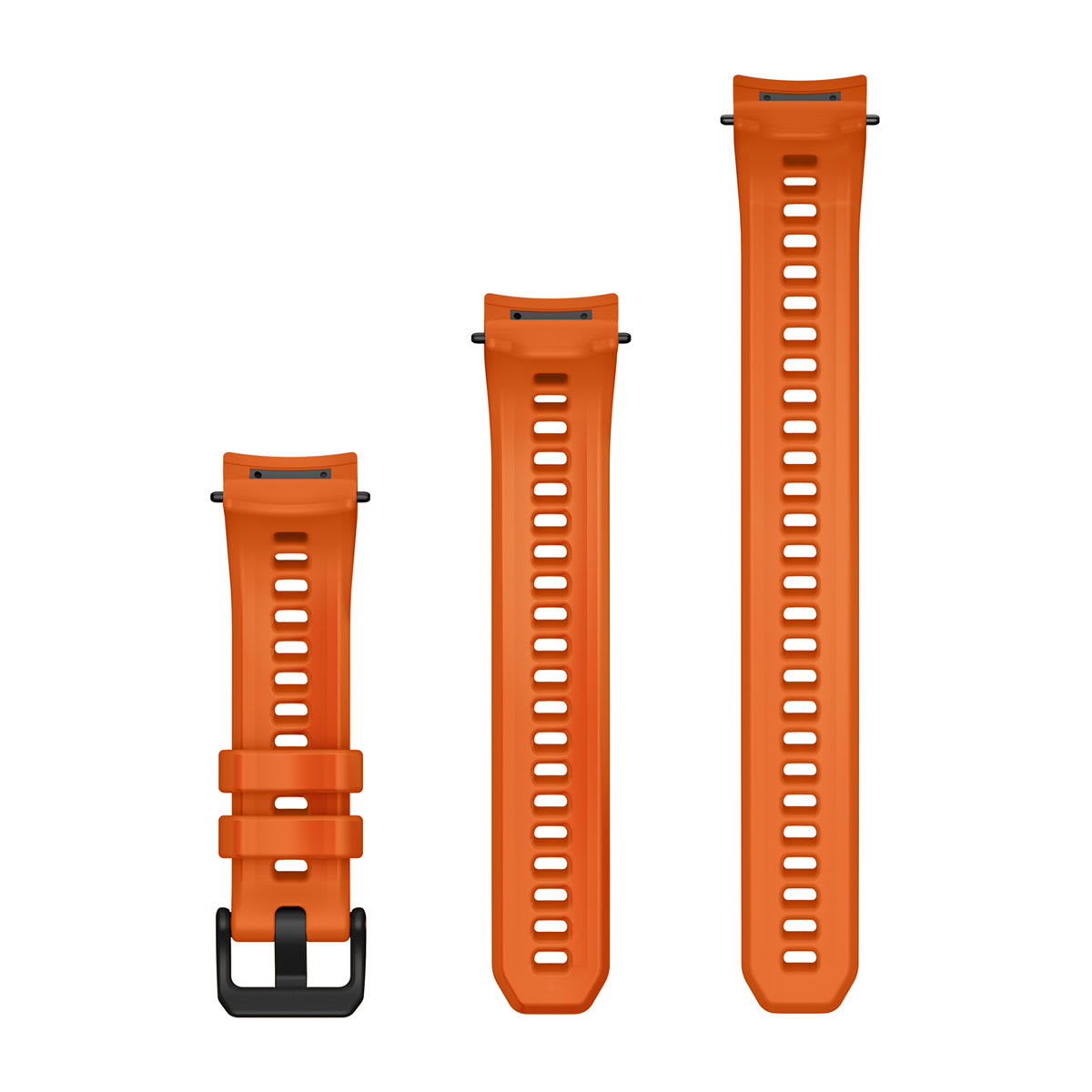 20 mm Watch Bands (Instinct® E – 40 mm) Ember Orange Silicone - Image 2
