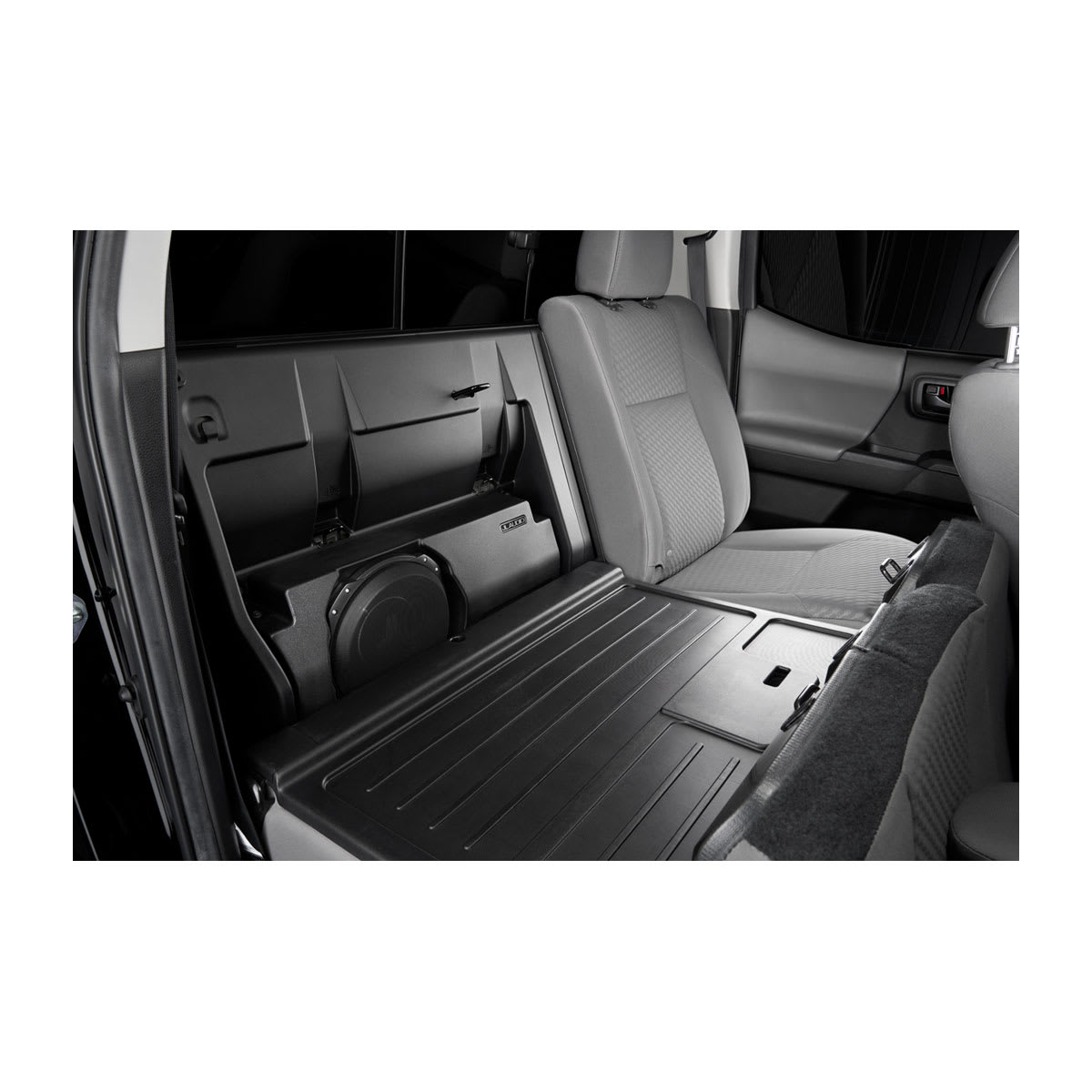 JL Audio Stealthbox® Enclosed Subwoofer for Toyota Tacoma Double Cab (SBX-T-TACDCG3/10TW3) (94722) JL Audio Stealthbox® Enclosed Subwoofer for Toyota Tacoma Double Cab (SBX-T-TACDCG3/10TW3) - Image 2