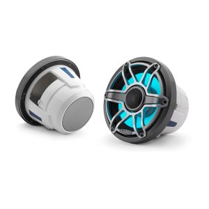 JL Audio® M6 Marine  Speakers 8.8" with LED and Titanium Sport Grille (M6-880X-S-GmTi-i)