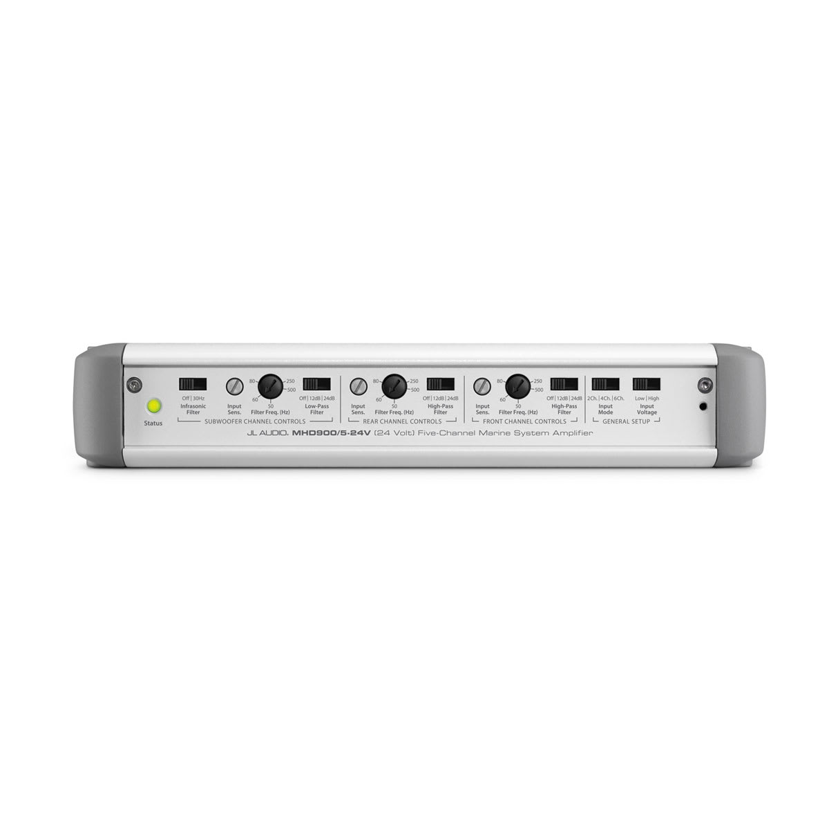 JL Audio® MHD Marine Amplifier 5 Channel Full-Range Marine System Amplifier (900 watts for 24 volt Systems) (MHD900/5-24V) - Image 3