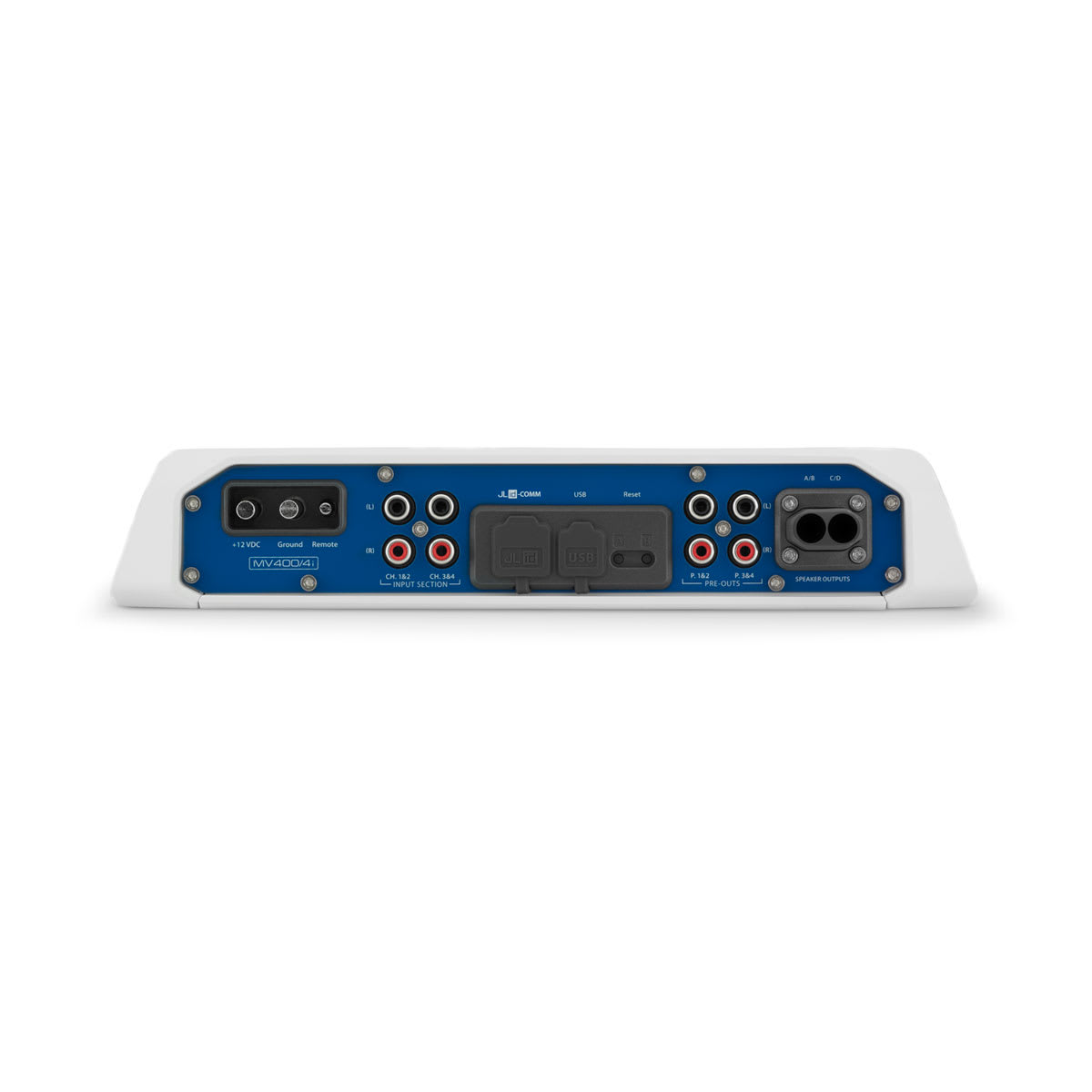JL Audio® MVi Marine Amplifier 4 Channel Full-range Marine Amplifier (400 watts) (MV400/4i) - Image 4
