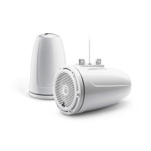 JL Audio® M3 Enclosed Tower Speakers 7.7" with  White Classic Grille (M3-770ETXv3-Gw-C-Gw)