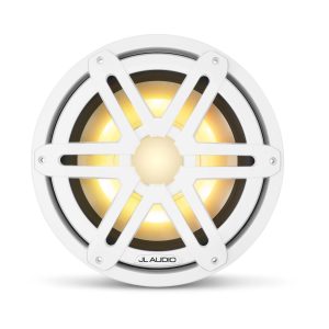 JL Audio® M3 Marine Subwoofer 10" with LED and White Sport Grille (M3-10IB-S-Gw-i-4)