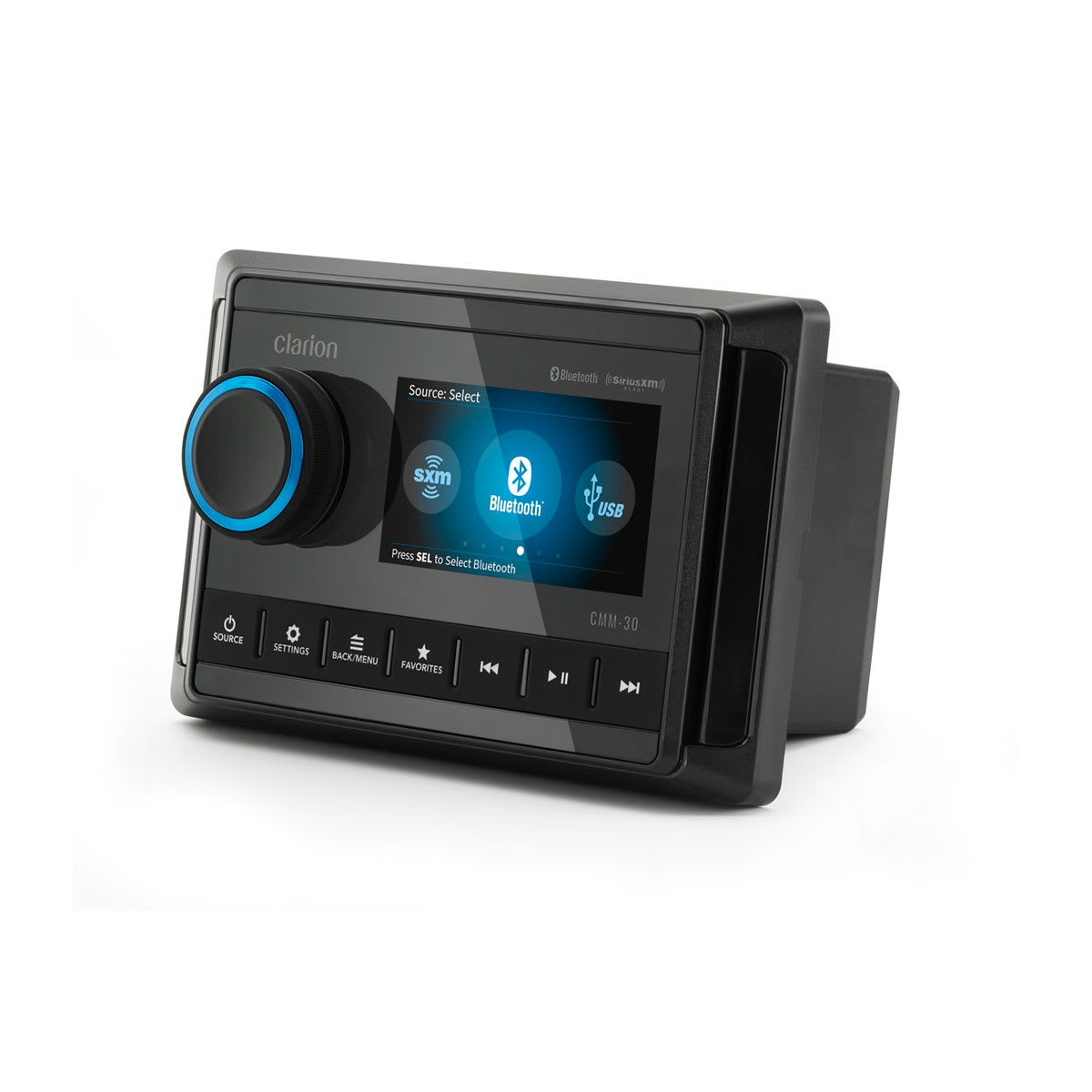 Clarion® Marine Source Unit With LCD Display (CMM-30) - Image 3