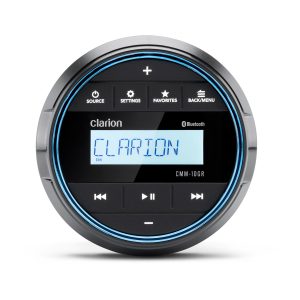 Clarion® Marine Compact Source Unit 3" Gauge Hole with LCD Display (CMM-10GR)