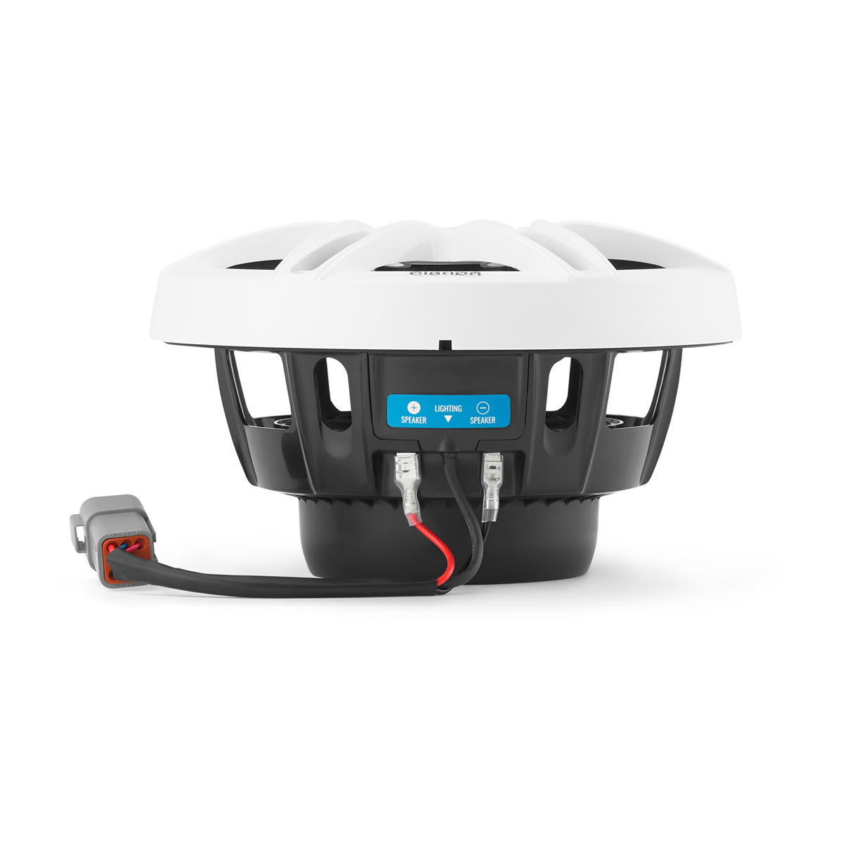 Clarion® CMSP Marine Speakers 7.7" with LED and White and Gray Sport Grille (CMSP-771RGB-SWG) - Image 3
