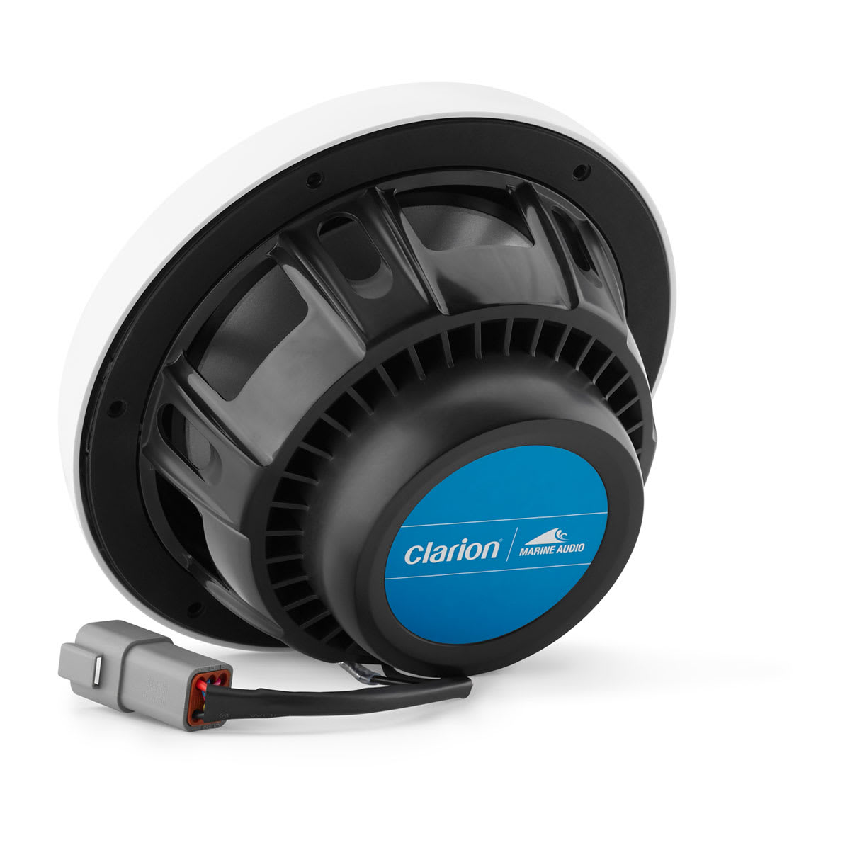 Clarion® CMSP Marine Speakers 7.7" with LED and White and Gray Sport Grille (CMSP-771RGB-SWG) - Image 4