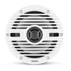 Clarion® Marine CMS Speakers 6.5" with White and Black Classic Grille (CMS-651-CWB)