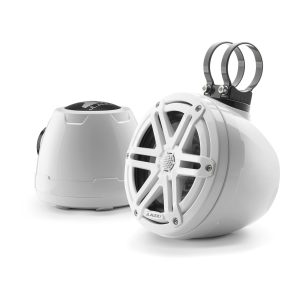 JL Audio® VeX™ Enclosed System M3 6.5" with White Sport Grille (M3-650VEX-Gw-S-Gw)