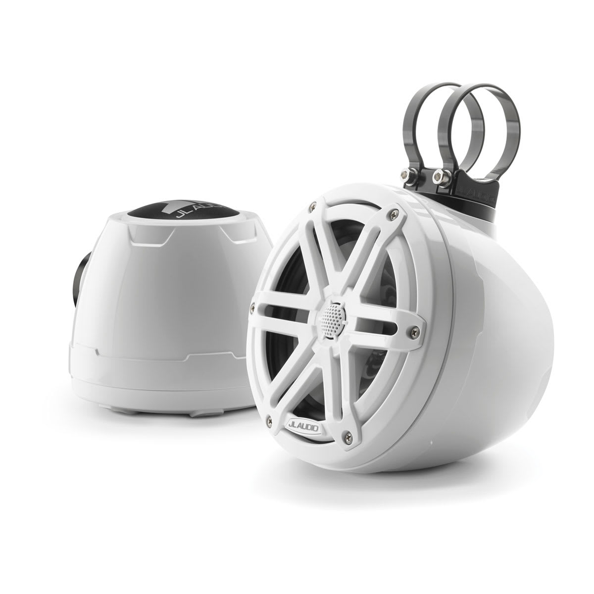 JL Audio® VeX™ Enclosed System M3 6.5" with White Sport Grille (M3-650VEX-Gw-S-Gw)
