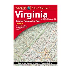 DeLorme® Atlas & Gazetteer Paper Maps Virginia