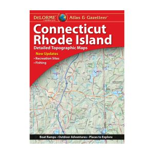 DeLorme® Atlas & Gazetteer Paper Maps Connecticut and Rhode Island