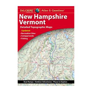 DeLorme® Atlas & Gazetteer Paper Maps New Hampshire/Vermont