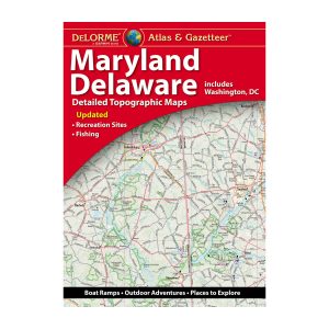 DeLorme® Atlas & Gazetteer Paper Maps Maryland/Delaware