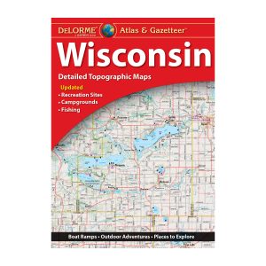 DeLorme® Atlas & Gazetteer Paper Maps Wisconsin