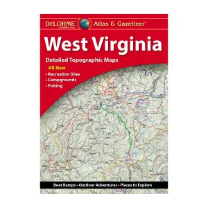 DeLorme® Atlas & Gazetteer Paper Maps West Virginia