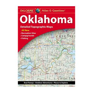 DeLorme® Atlas & Gazetteer Paper Maps Oklahoma