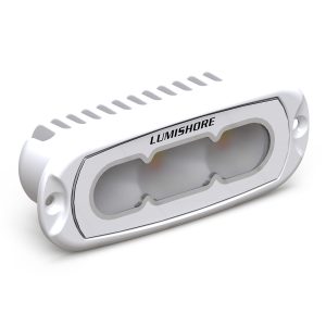 Lumishore® LUX Flood Light CRBGW Flood Light in 4" White Flush Fit