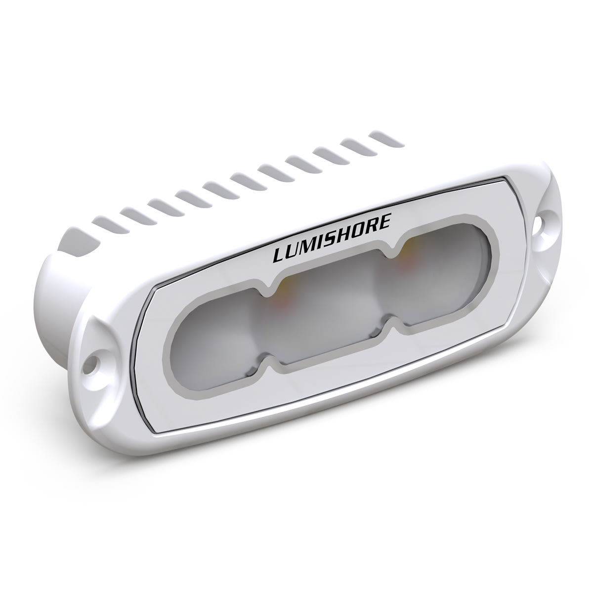Lumishore® LUX Flood Light CRBGW Flood Light in 4" White Flush Fit