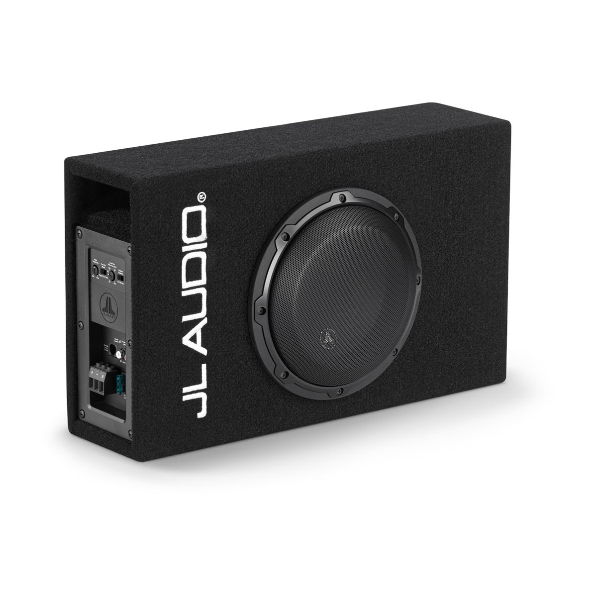 JL Audio MicroSub+™ W3v3 Enclosed Car Subwoofer Single 8" W3v3 Subwoofer and Built-in Amplifier (ACP108LG-W3v3) - Image 2