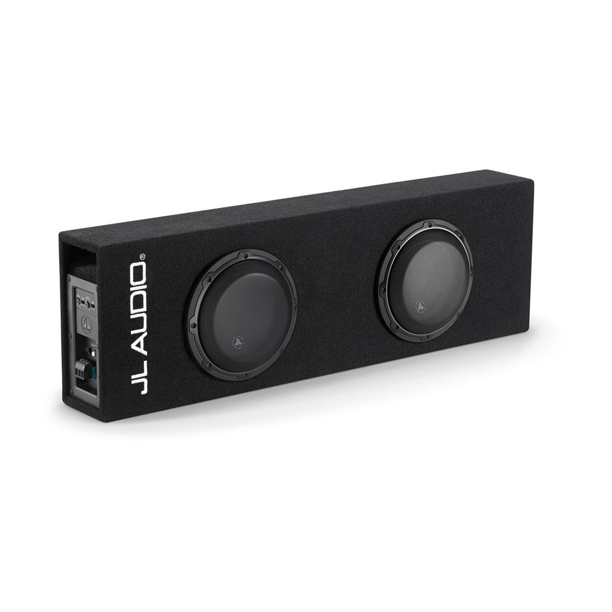 JL Audio MicroSub+™ W3v3 Enclosed Car Subwoofer Dual 8" W3v3 Subwoofer and Built-in Amplifier (ACP208LG-W3v3) - Image 2