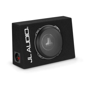 JL Audio PowerWedge™ TW3 Enclosed Car Subwoofer Single 10" TW3 Subwoofer, Truck-Style Box (CS110TG-TW3)