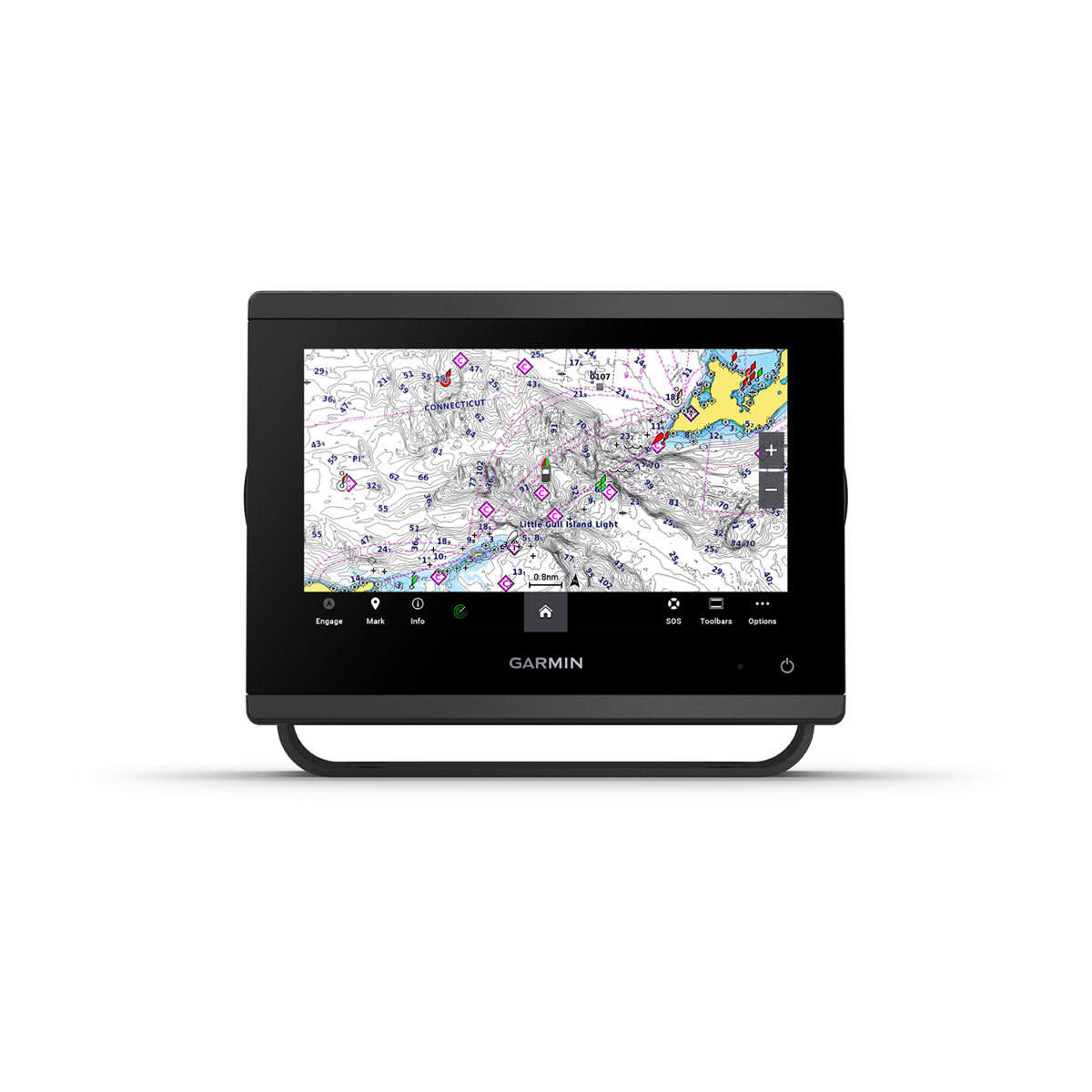 GPSMAP® 723xsv SideVü, ClearVü and Traditional CHIRP Sonar with Worldwide Basemap