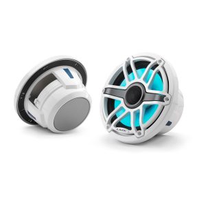 JL Audio® M6 Marine Speakers 7.7" with LED and White Sport Grille (M6-770X-S-GwGw-i)