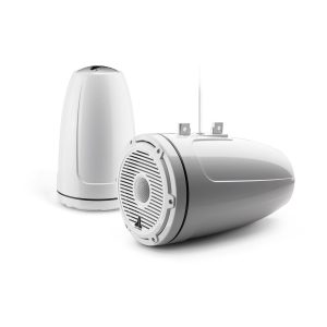 JL Audio® M6 Enclosed Tower Speakers 8.8" with White Classic Grille (M6-880ETXv3-Gw-C-3Gw)