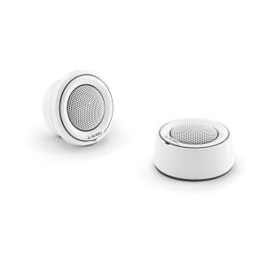 JL Audio® M6 Marine Component Tweeter 1" with White Mounting Cups and White Trim Ring (M6-100CT-C/S-3Gw)
