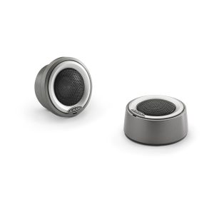 JL Audio® M6 Marine Component Tweeter 1" with Gray Mounting Cups and Titanium Trim Ring (M6-100CT-C/S-GmTi)