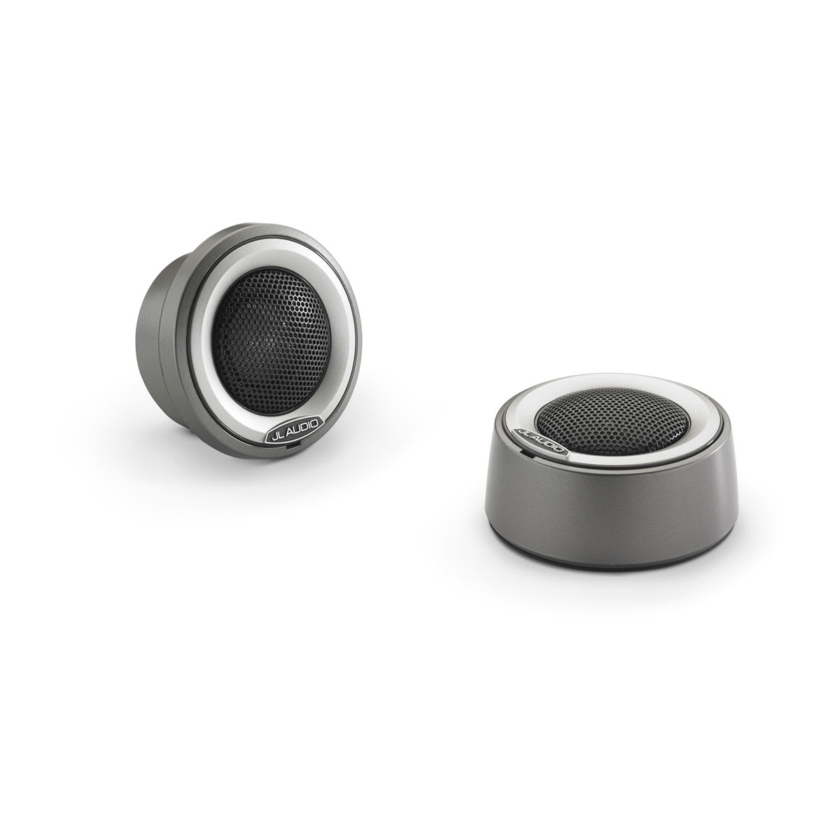 JL Audio® M6 Marine Component Tweeter 1" with Gray Mounting Cups and Titanium Trim Ring (M6-100CT-C/S-GmTi)
