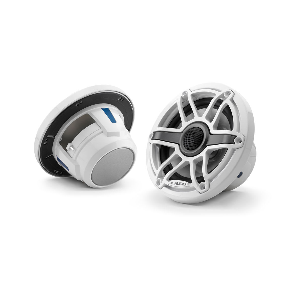 JL Audio® M6 Marine Speakers 6.5" with White Sport Grille (M6-650X-S-GwGw)