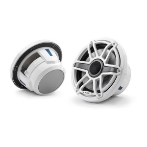JL Audio® M6 Marine Speakers 7.7" with White Sport Grille (M6-770X-S-GwGw)
