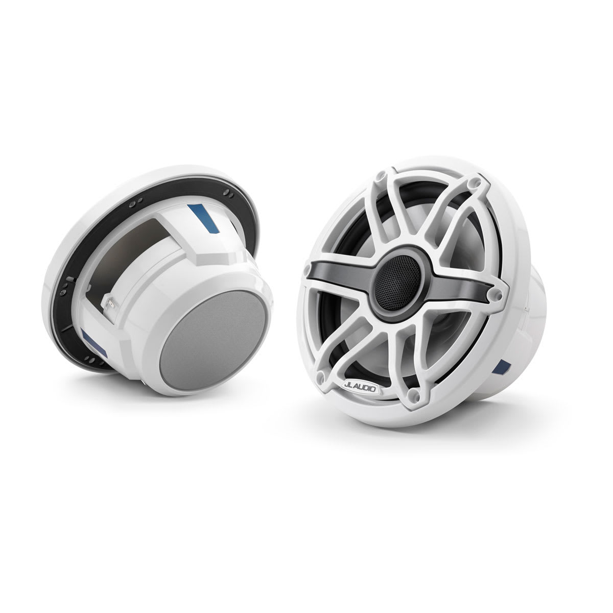 JL Audio® M6 Marine Speakers 7.7" with White Sport Grille (M6-770X-S-GwGw)