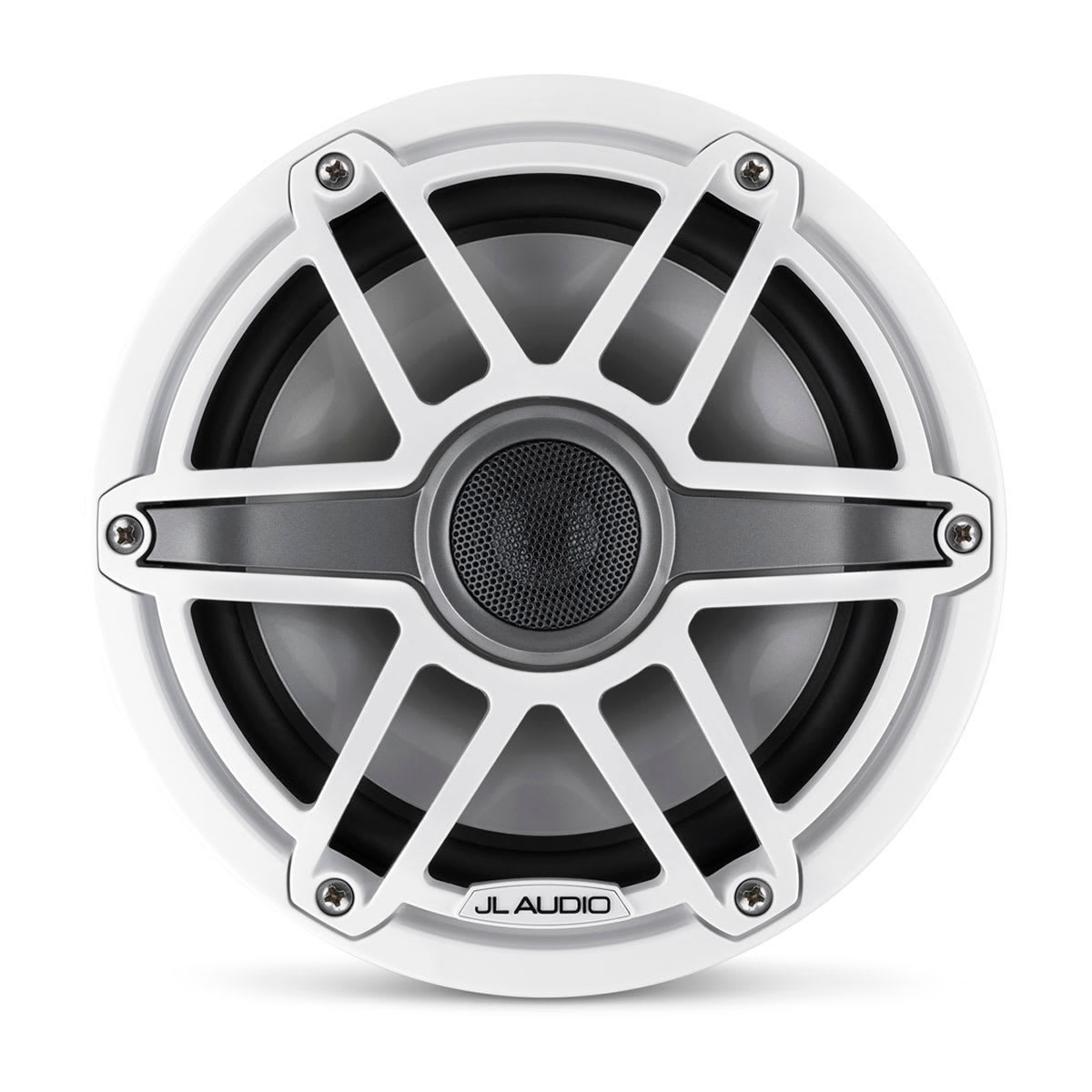 JL Audio® M6 Marine Speakers 7.7" with White Sport Grille (M6-770X-S-GwGw) - Image 2