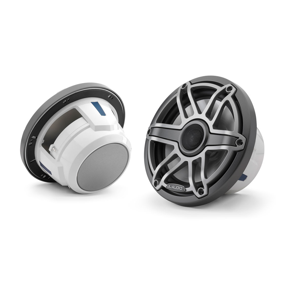 JL Audio® M6 Marine Speakers 7.7" with Titanium Sport Grille (M6-770X-S-GmTi)