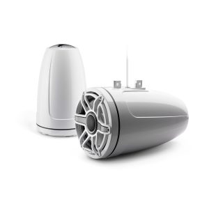 JL Audio® M6 Enclosed Tower Speakers 8.8" with White Sport Grille (M6-880ETXv3-Gw-S-GwGw)