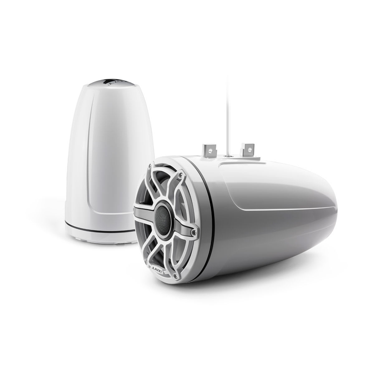 JL Audio® M6 Enclosed Tower Speakers 8.8" with White Sport Grille (M6-880ETXv3-Gw-S-GwGw)