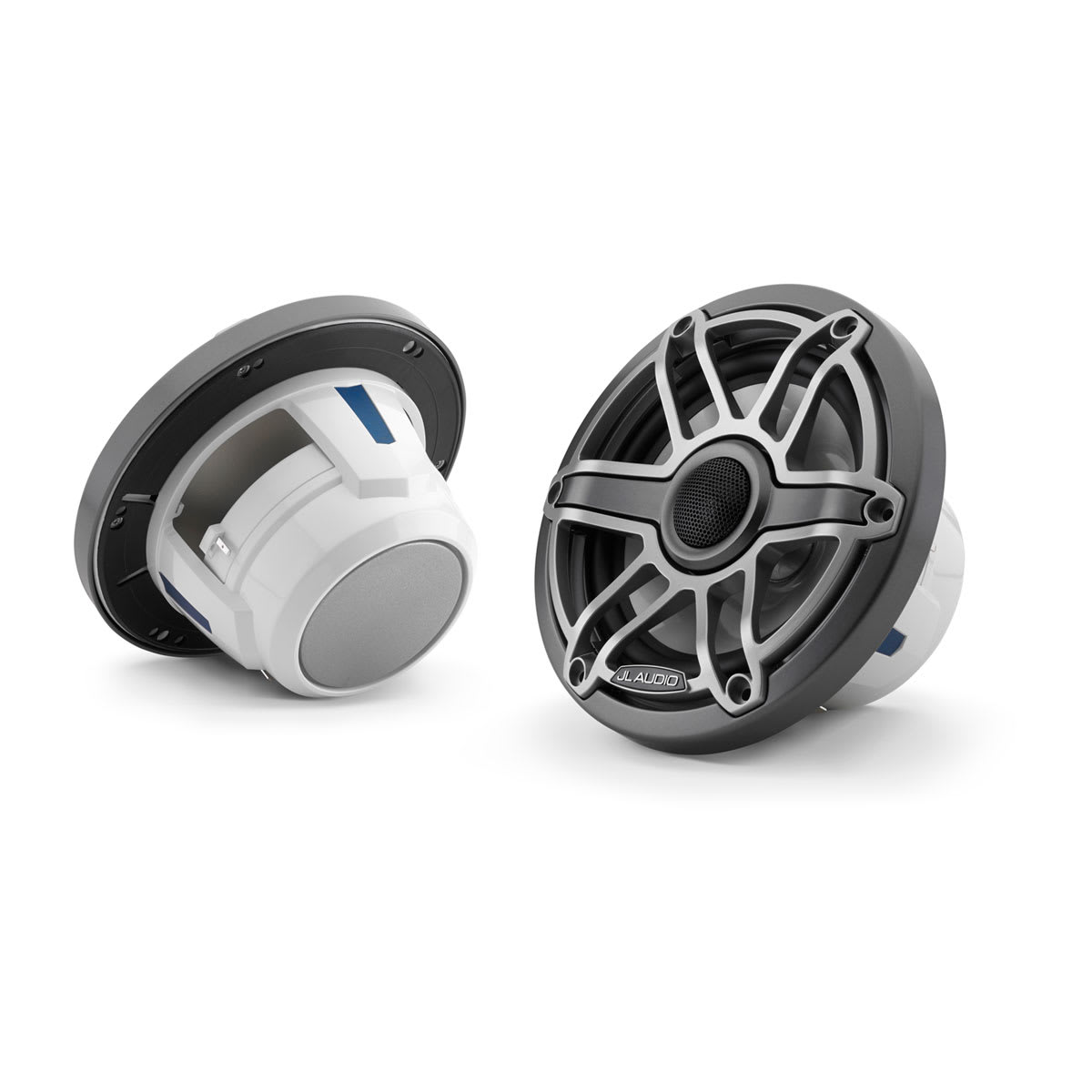 JL Audio® M6 Marine Speakers 6.5" with Titanium Sport Grille (M6-650X-S-GmTi)