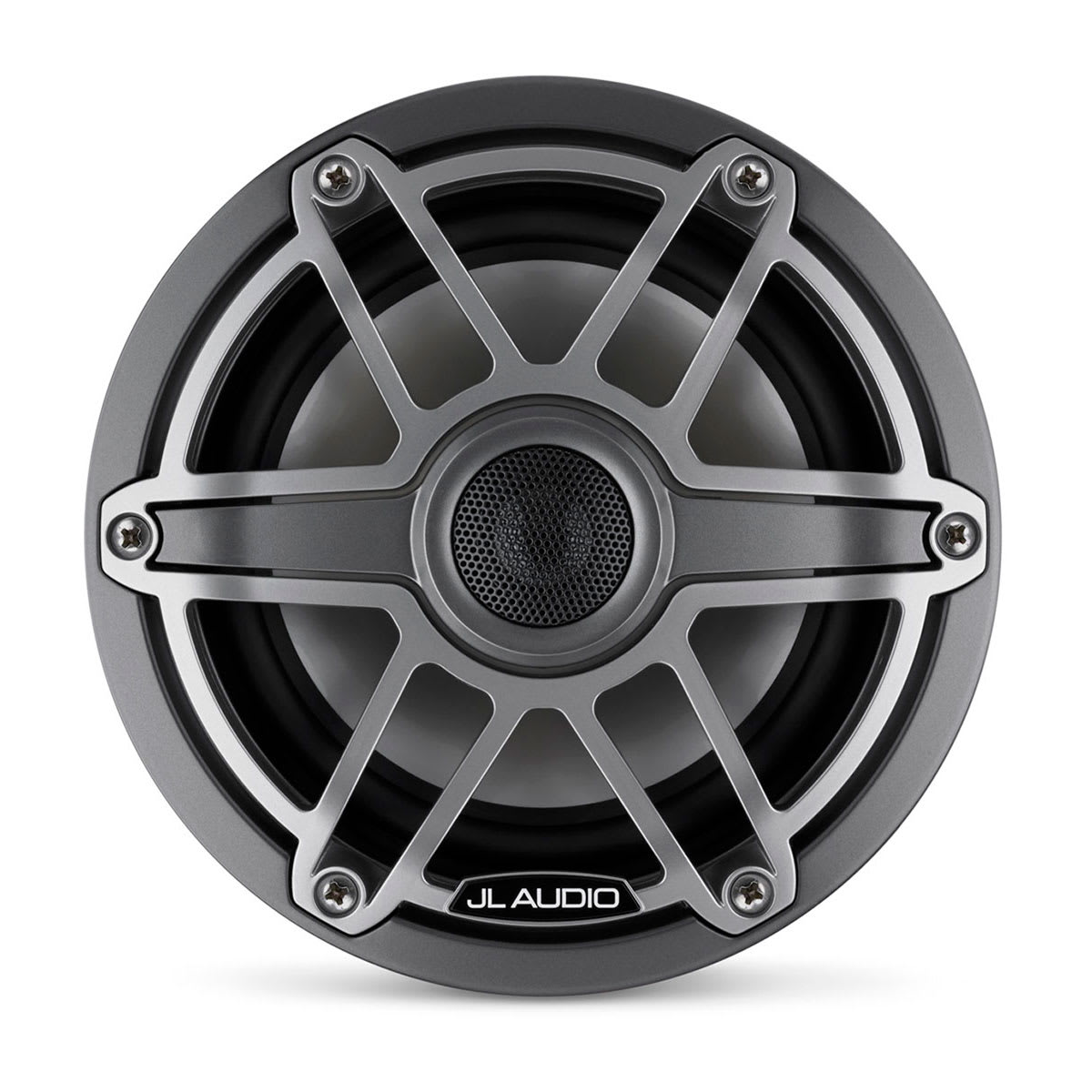 JL Audio® M6 Marine Speakers 6.5" with Titanium Sport Grille (M6-650X-S-GmTi) - Image 2